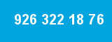 926 322 18 76 926 322 18 76